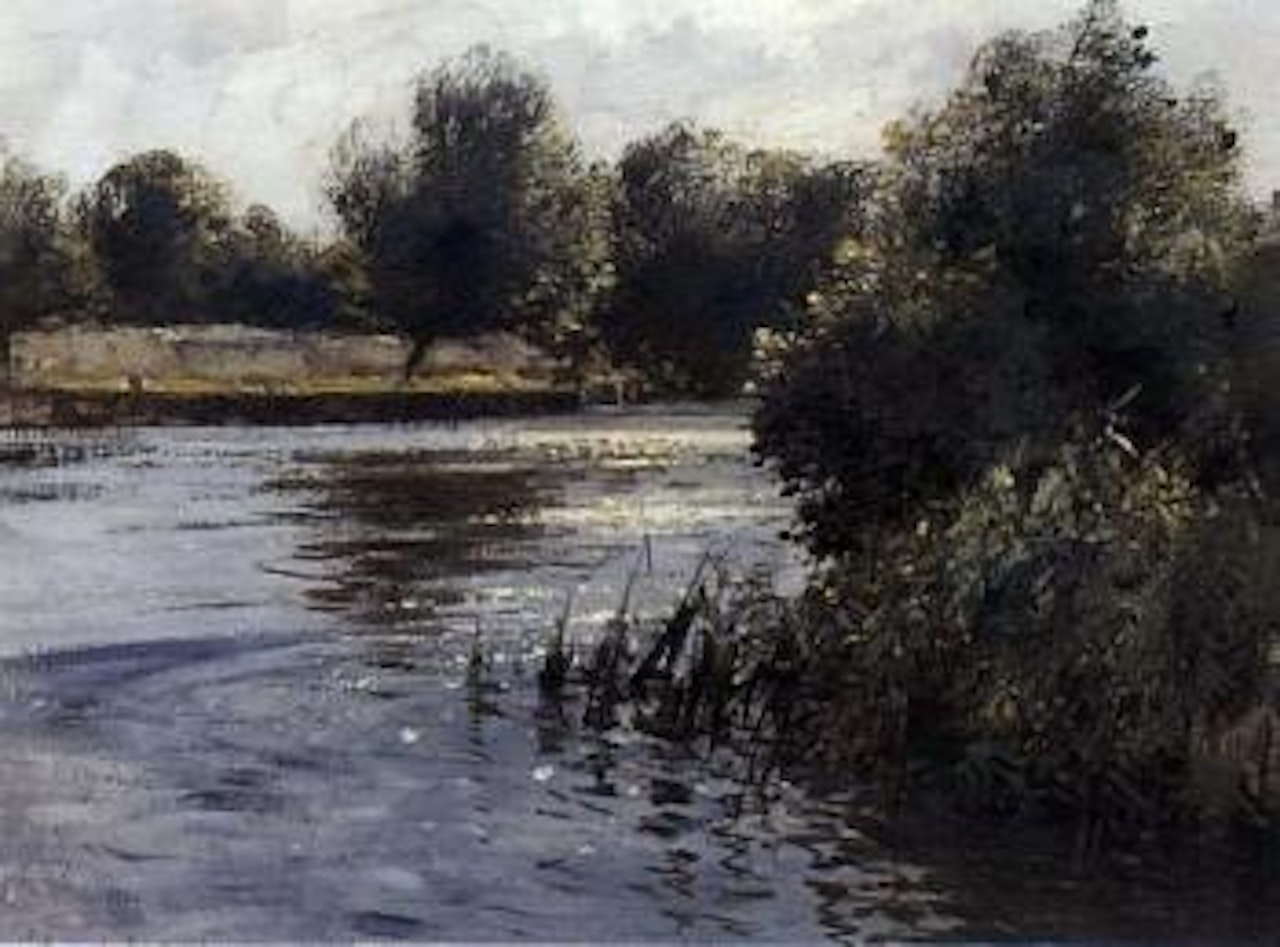 Morning sunlight, Womack Water by Edward Seago