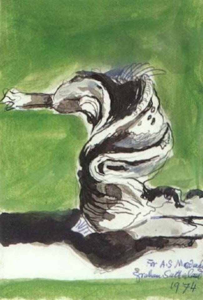 Crouching form by Graham Sutherland