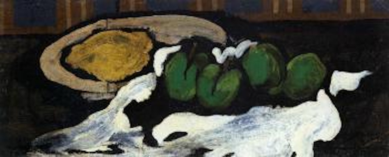 Prunes vertes et citron by Georges Braque