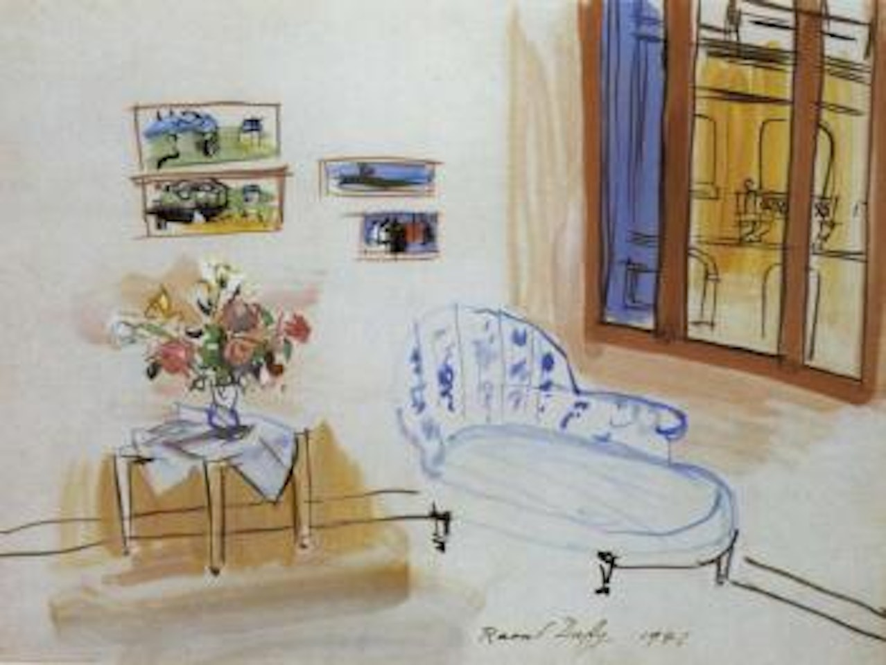 L'atelier de Perpignan by Raoul Dufy