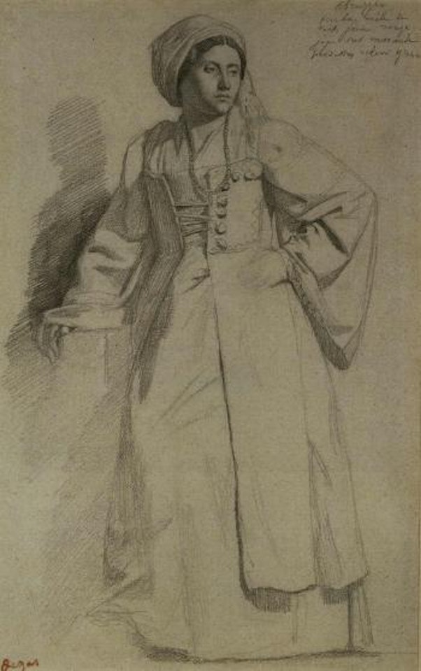 Italienne, Abruzzes by Edgar Degas