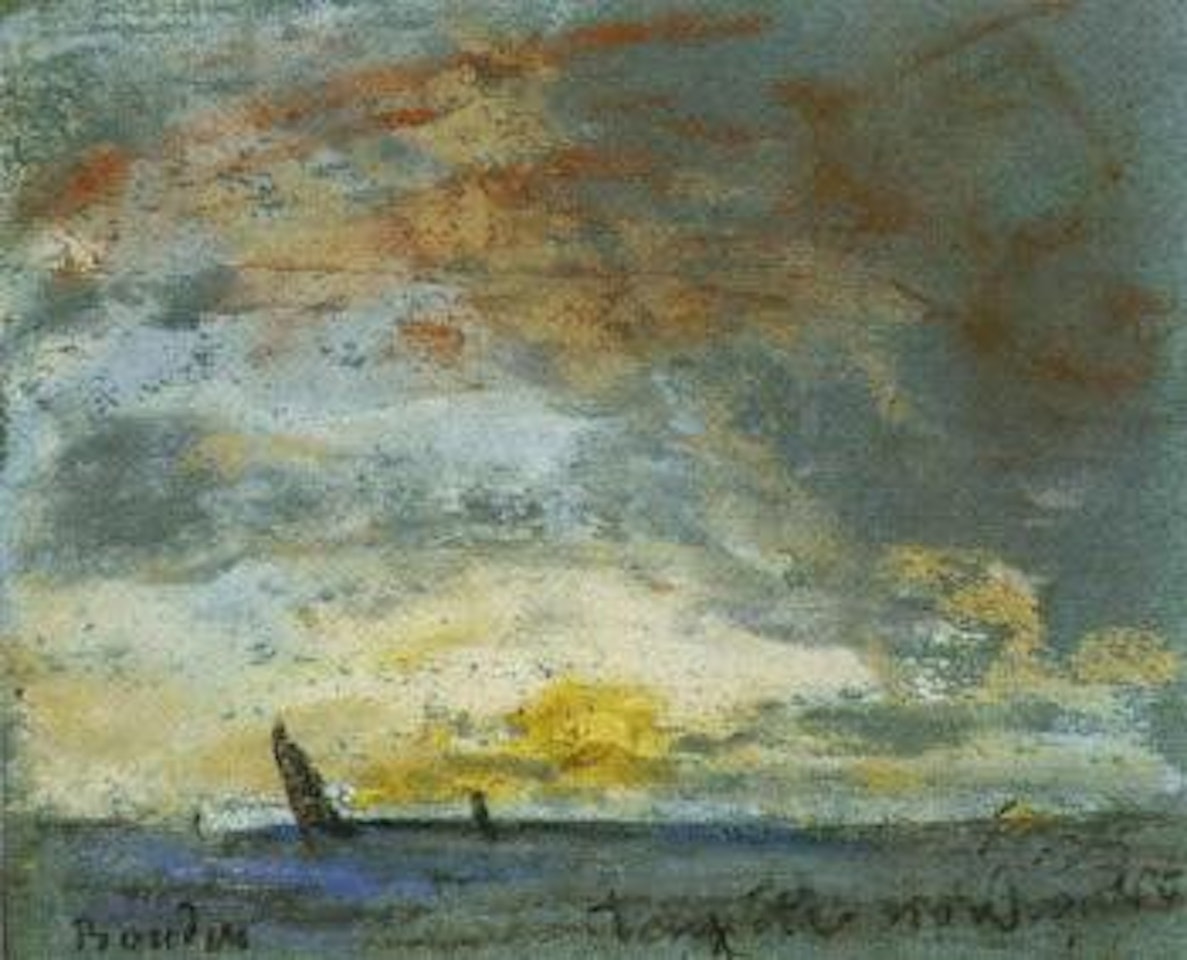 Le Treport by Eugène Boudin
