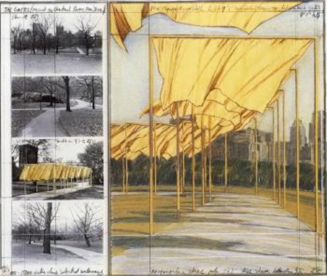 The Gates, Project for Central Park, New York by Christo