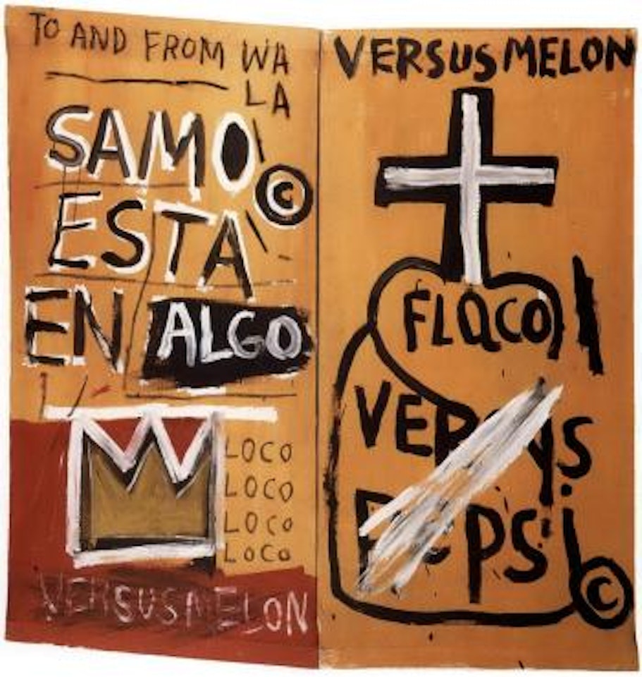 Samo Esta en Algo by Jean-Michel Basquiat