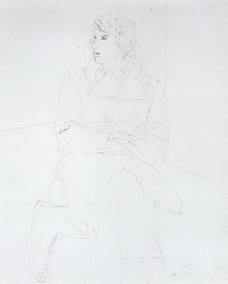 Peter posing by David Hockney