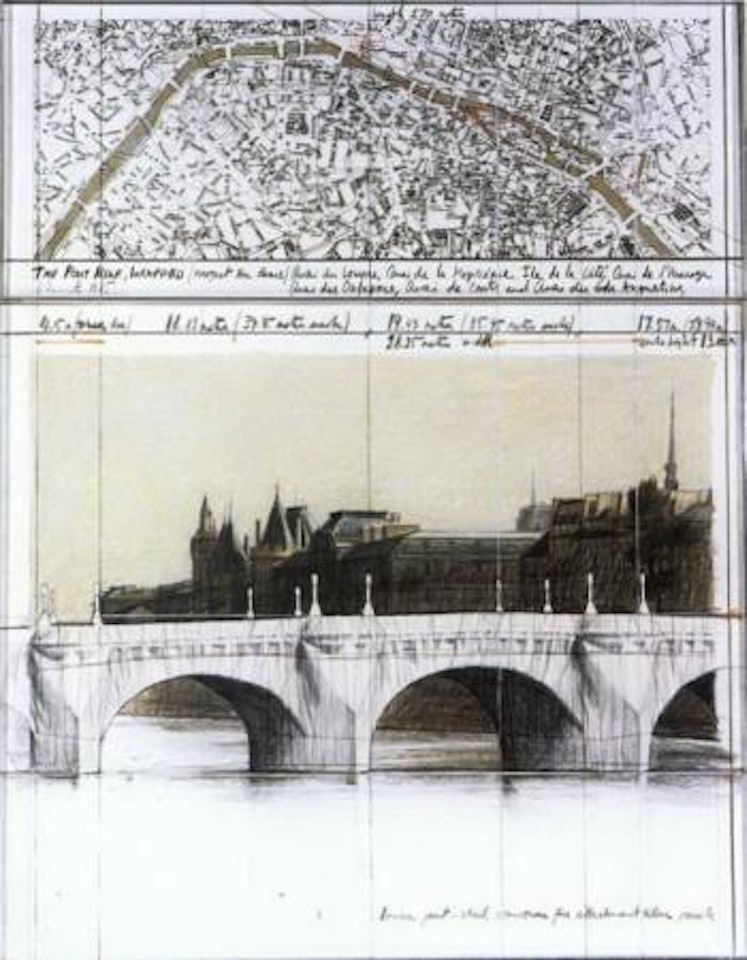 The Pont Neuf, Wrapped, Project for Paris by Christo