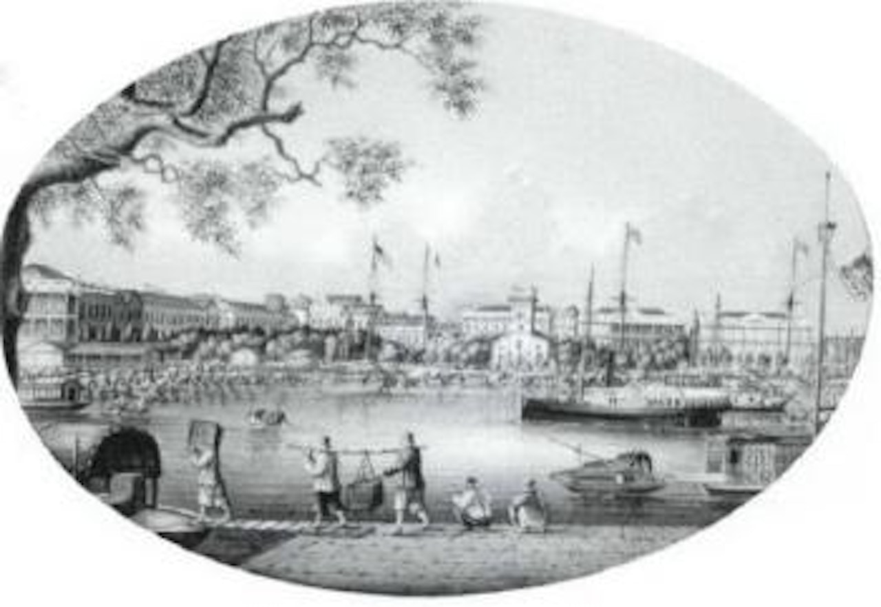 The Praya Grande, Macao. The Waterfront, Canton by Tingqua