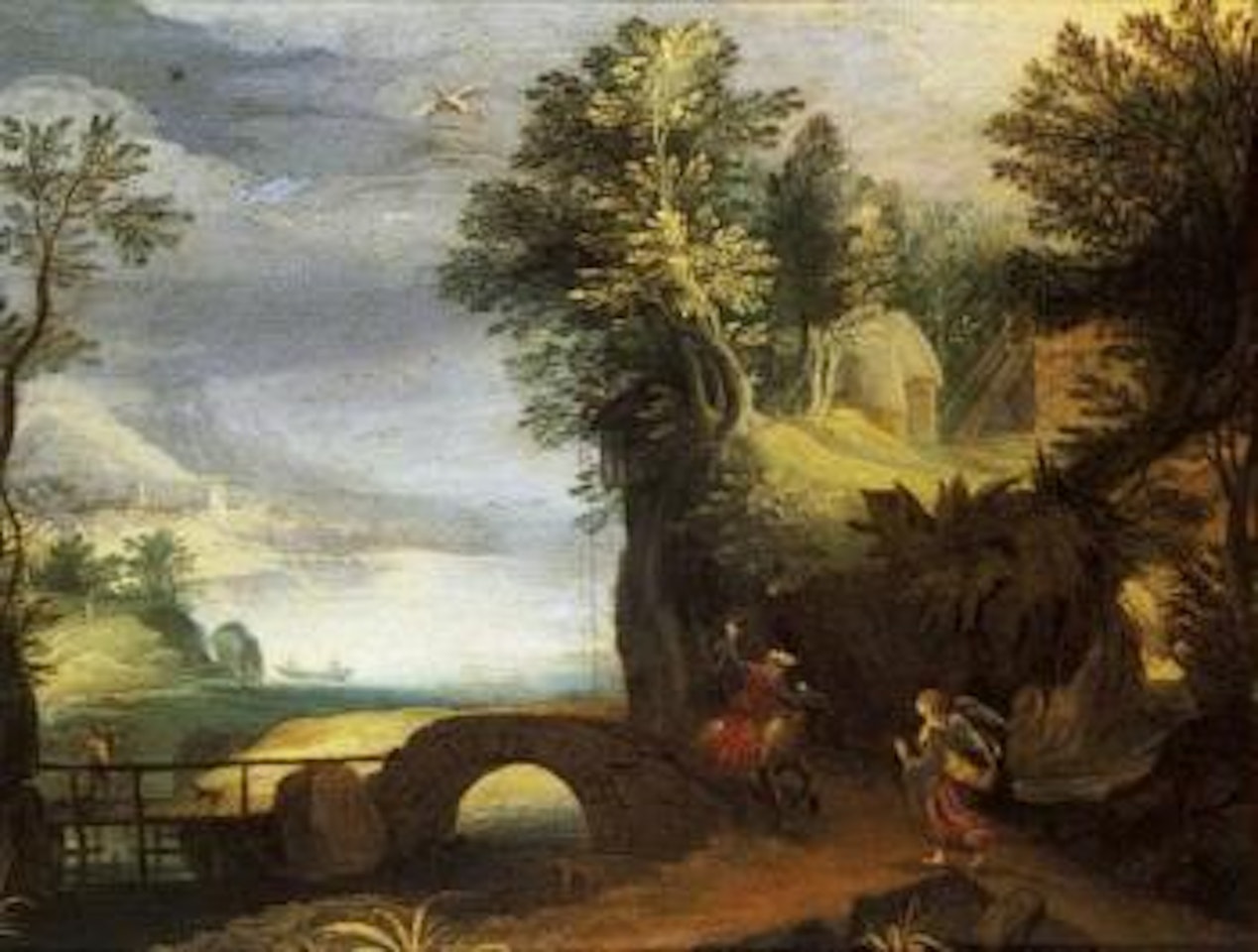 Tobias and the Angel. Balaam and the Ass by Paul Bril