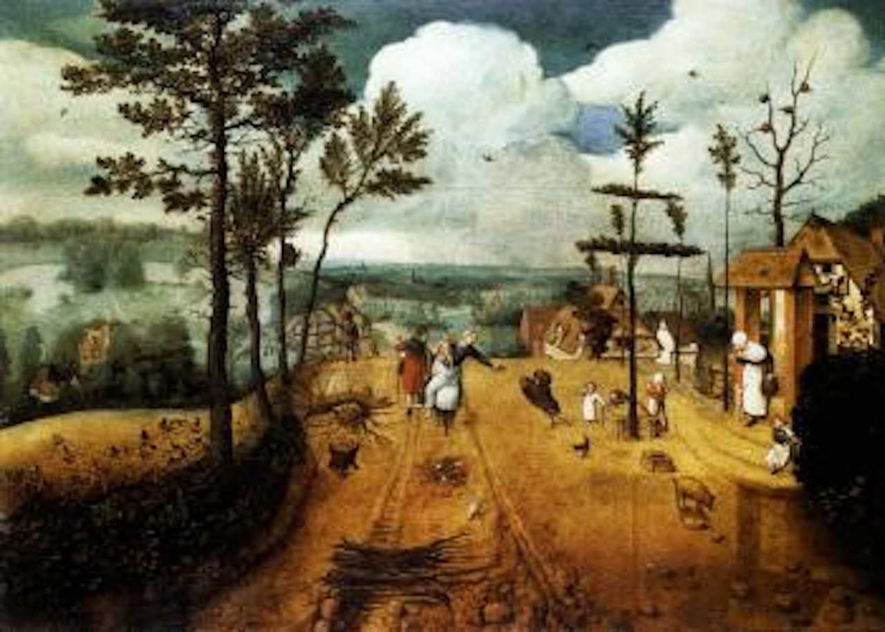 The Flight into Egypt by Flemish School