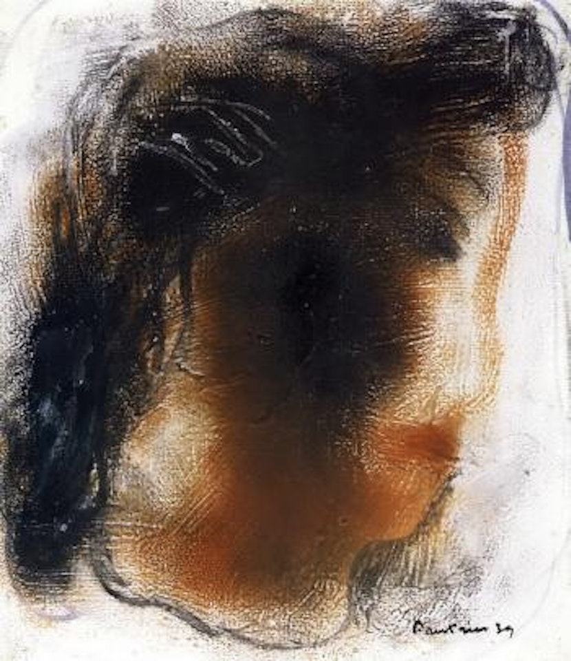 Tete de femme by Jean Fautrier