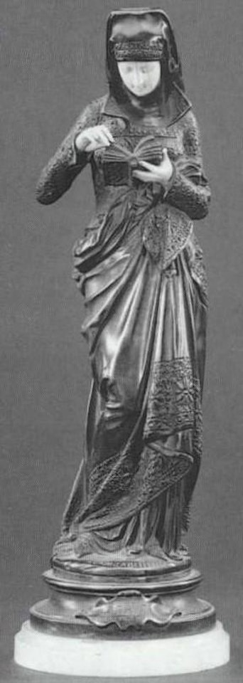 La liseuse by Albert-Ernest Carrier-Belleuse