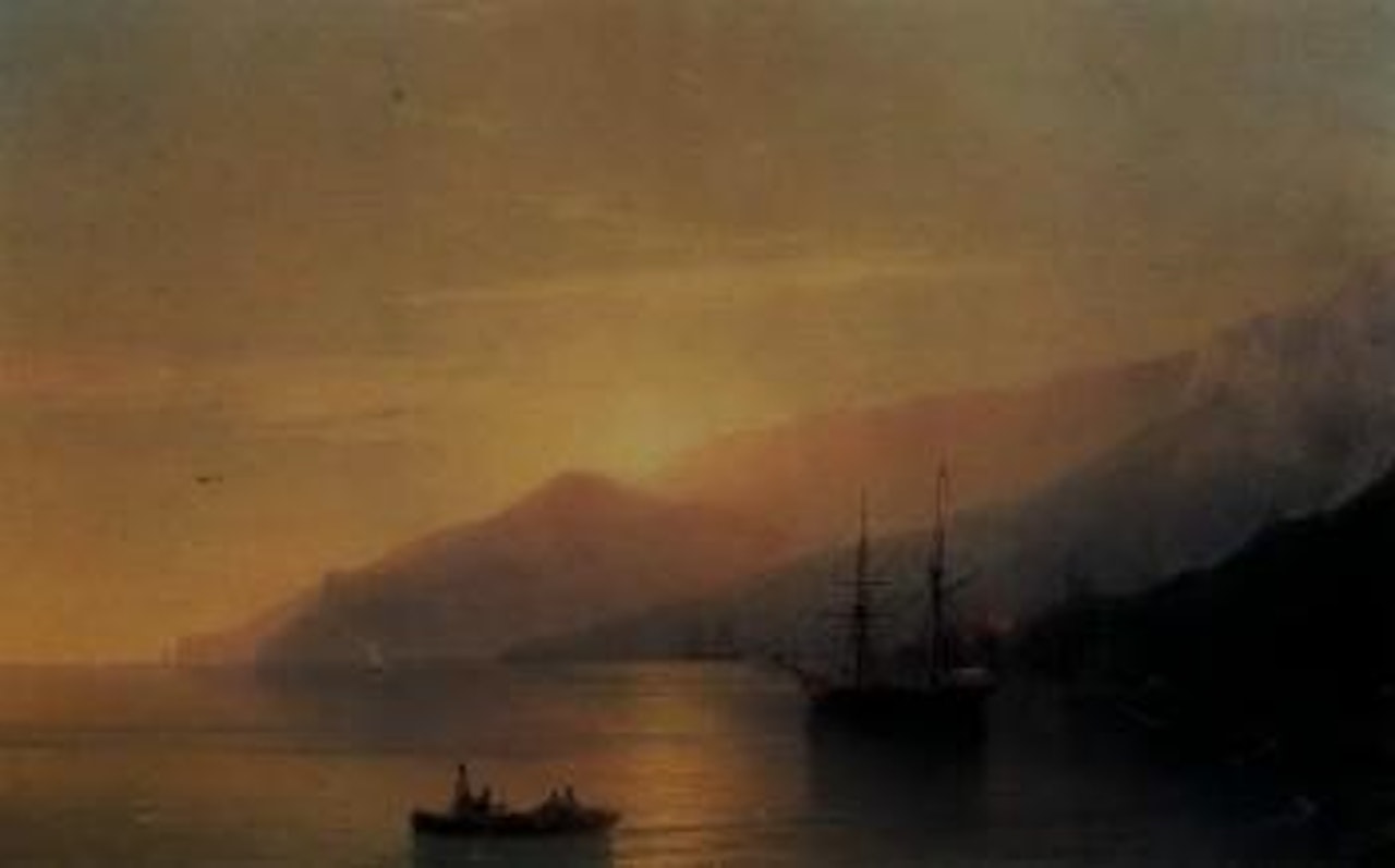 Shipping off the Turkish Coast by Ivan Konstantinovich Aivazovsky