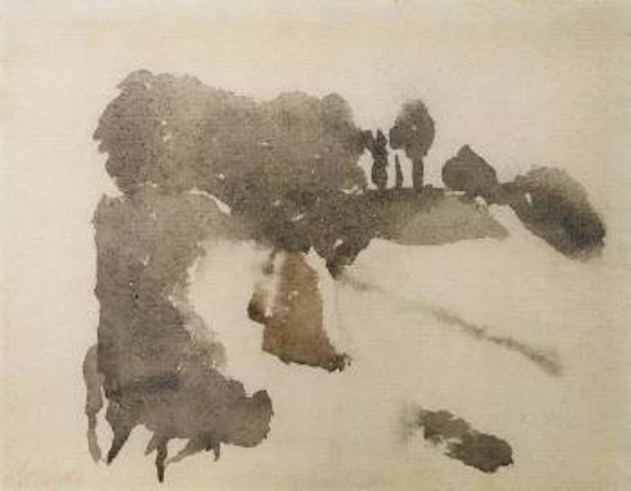 Landscape by Giorgio Morandi