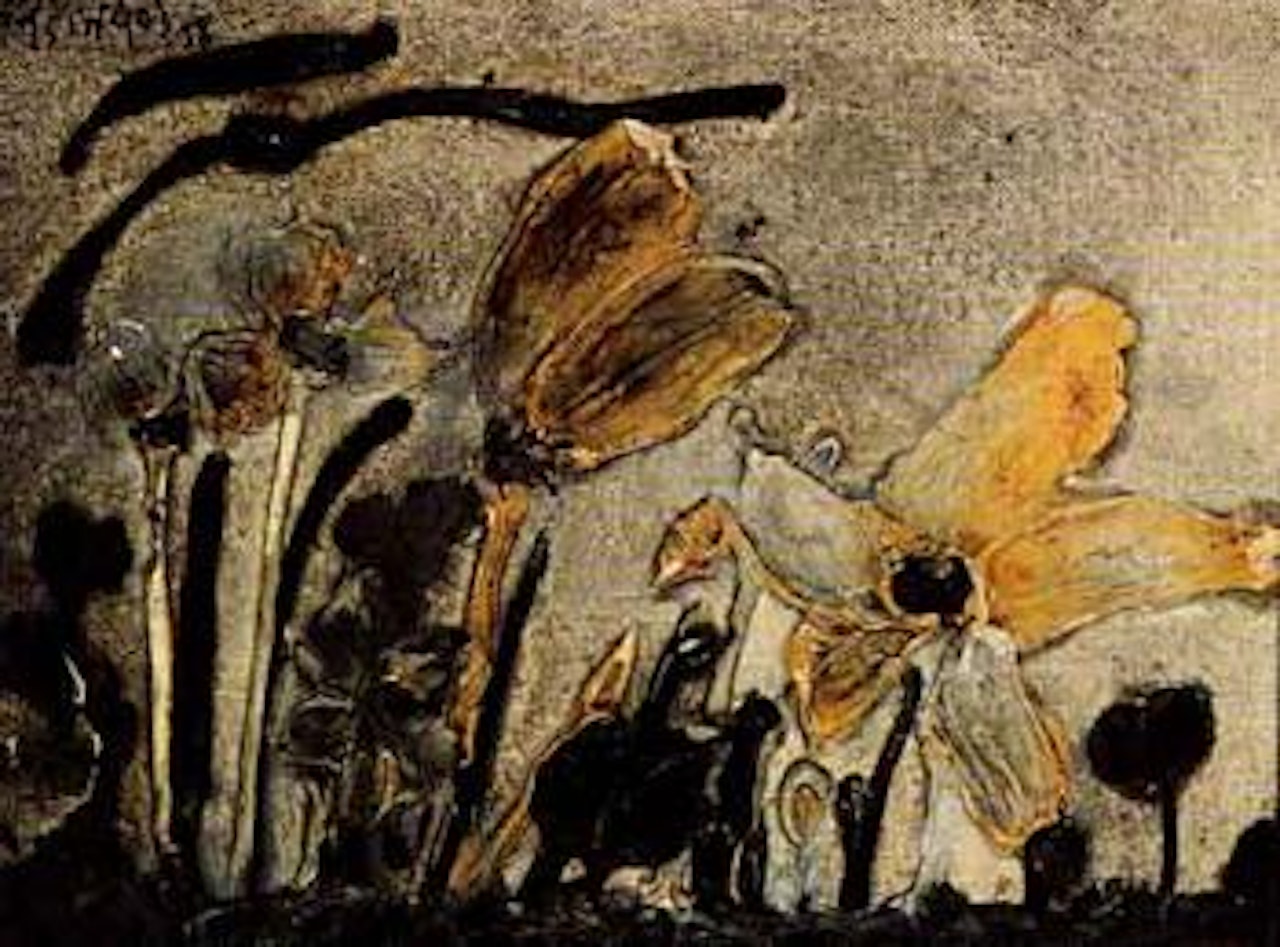 Yellow flowers. Mad goats by Thanos Tsingos
