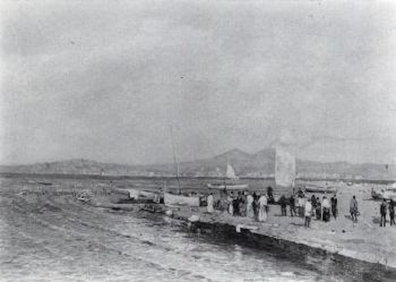 Seascape at Naples by Fausto Pratella