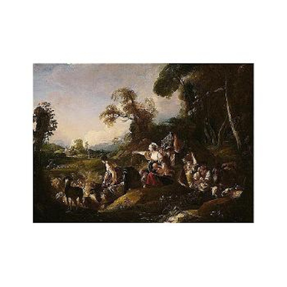 Pastoral scene by Hubert Robert