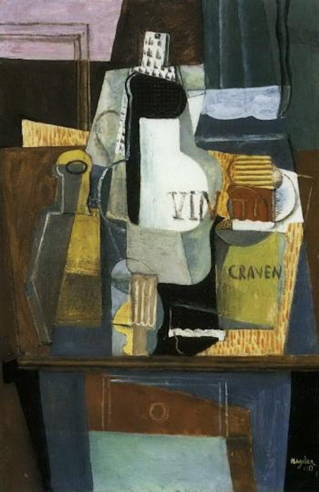 Vin et cigarette by Henri Hayden