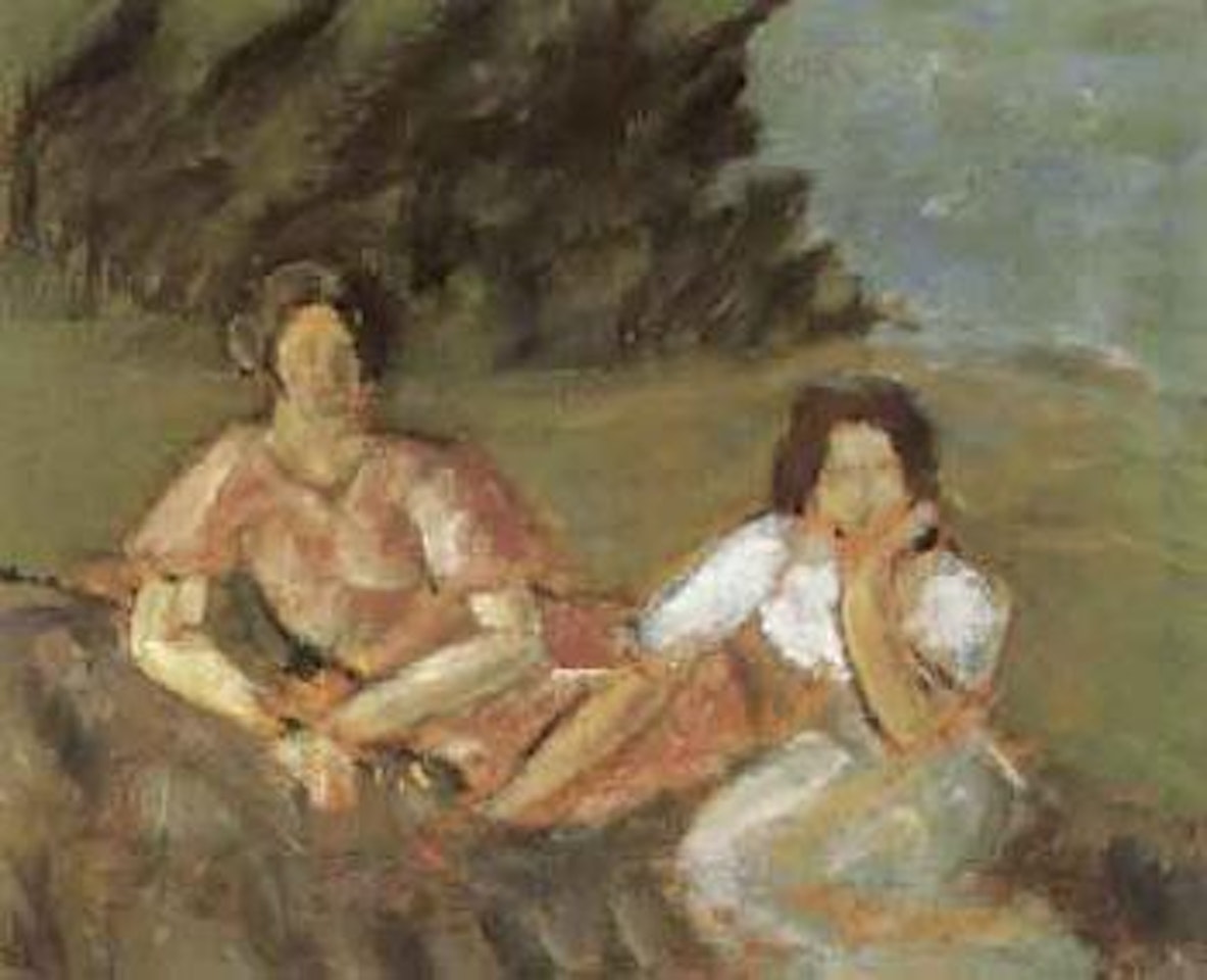 Girls in landscape by Ivan Ivarson