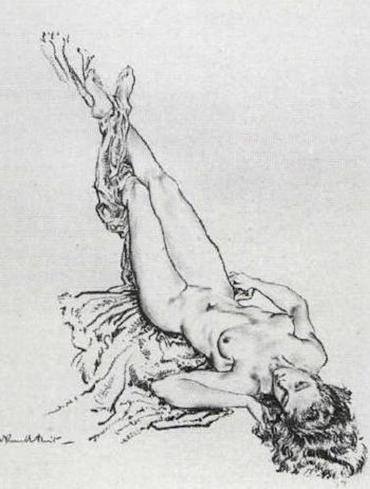 Reclining nude by William Russell Flint