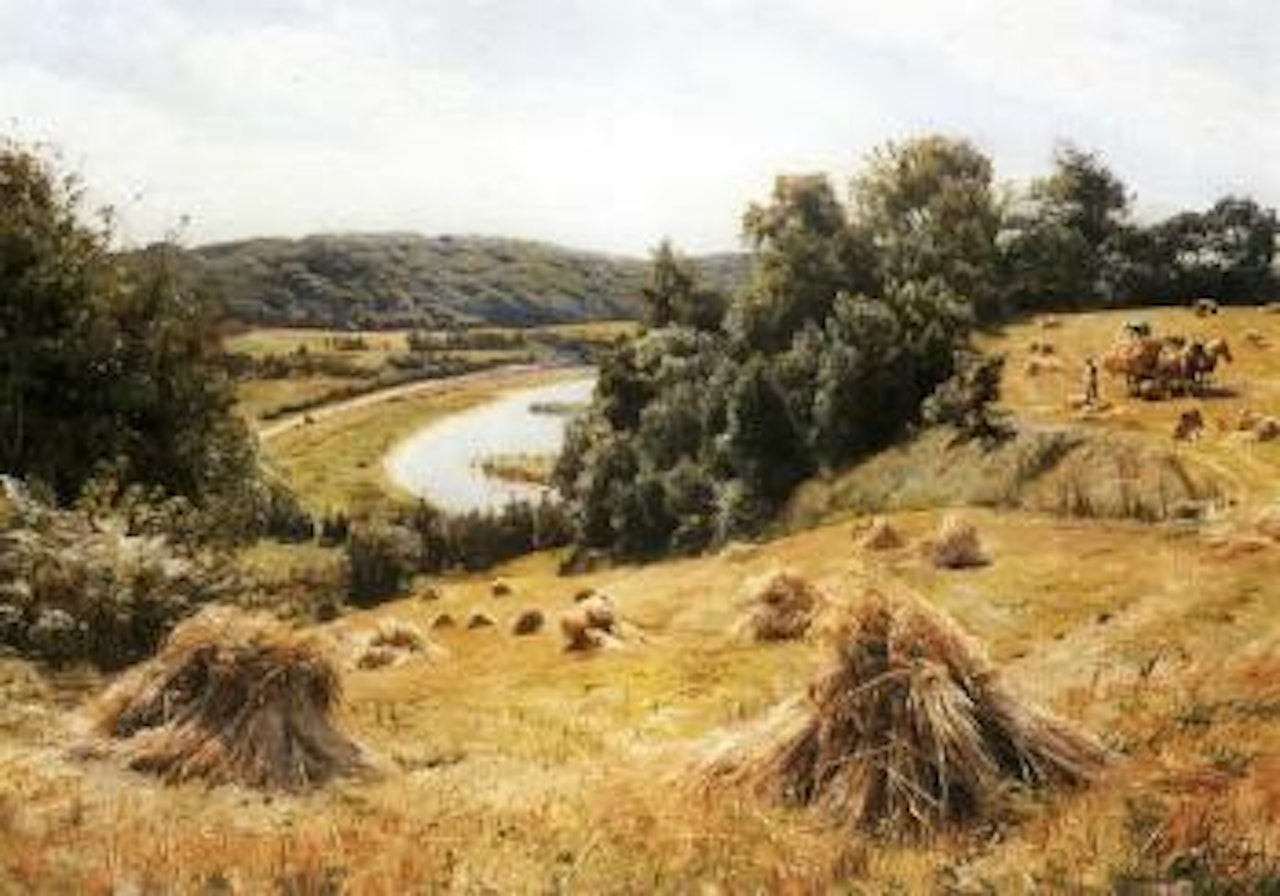 Haystack at Tulstrup by Peder Mork Monsted