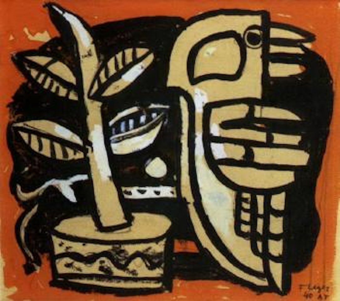 Composition a la plante by Fernand Leger