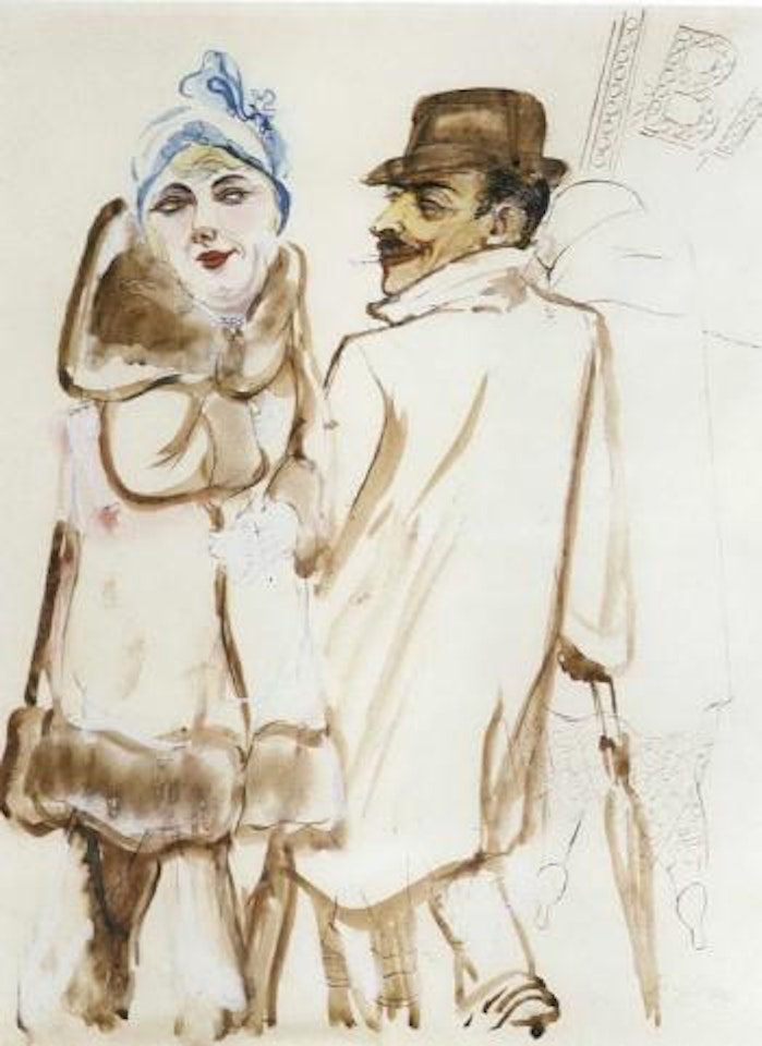 Street scene by George Grosz