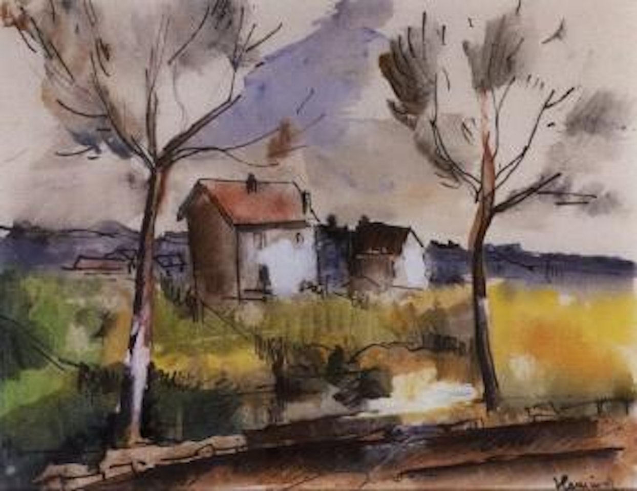 Paysage by Maurice de Vlaminck