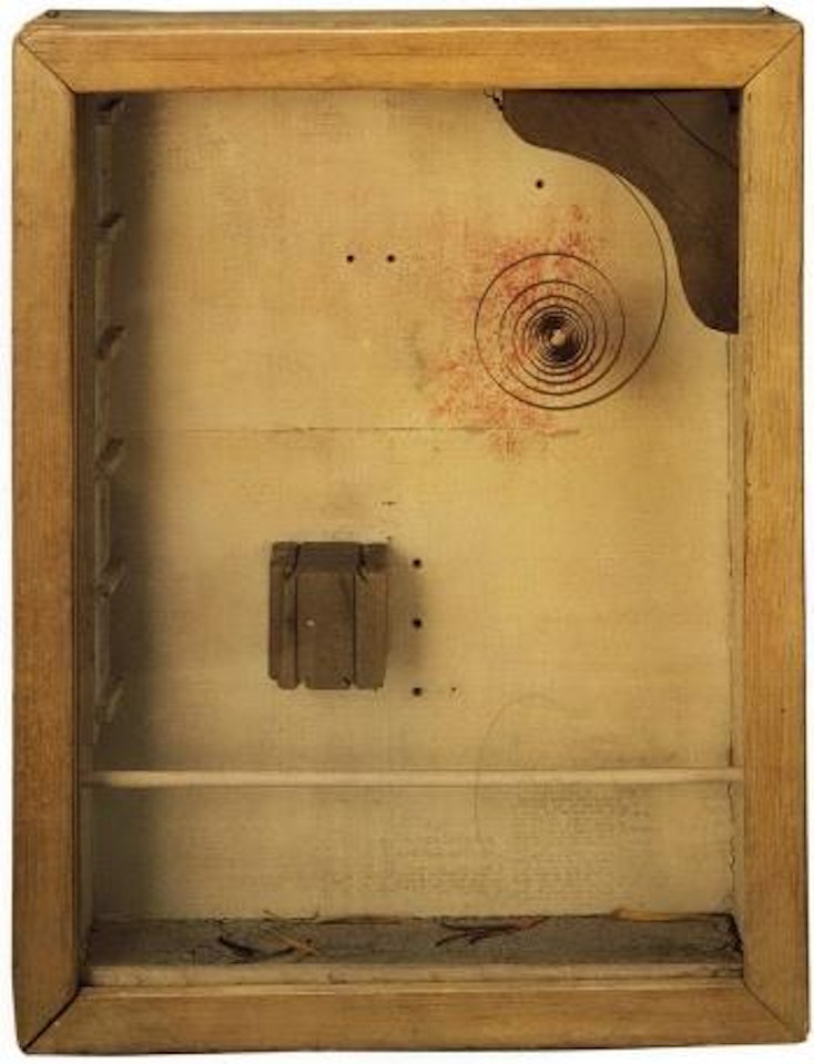 Deserted perch by Joseph Cornell