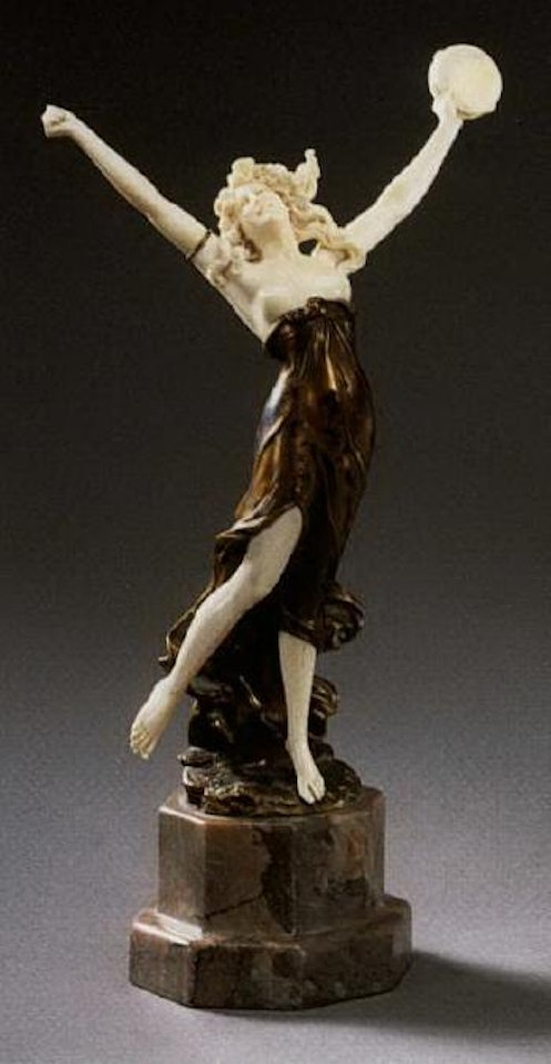 Tambourine dancer by Ferdinand Preiss