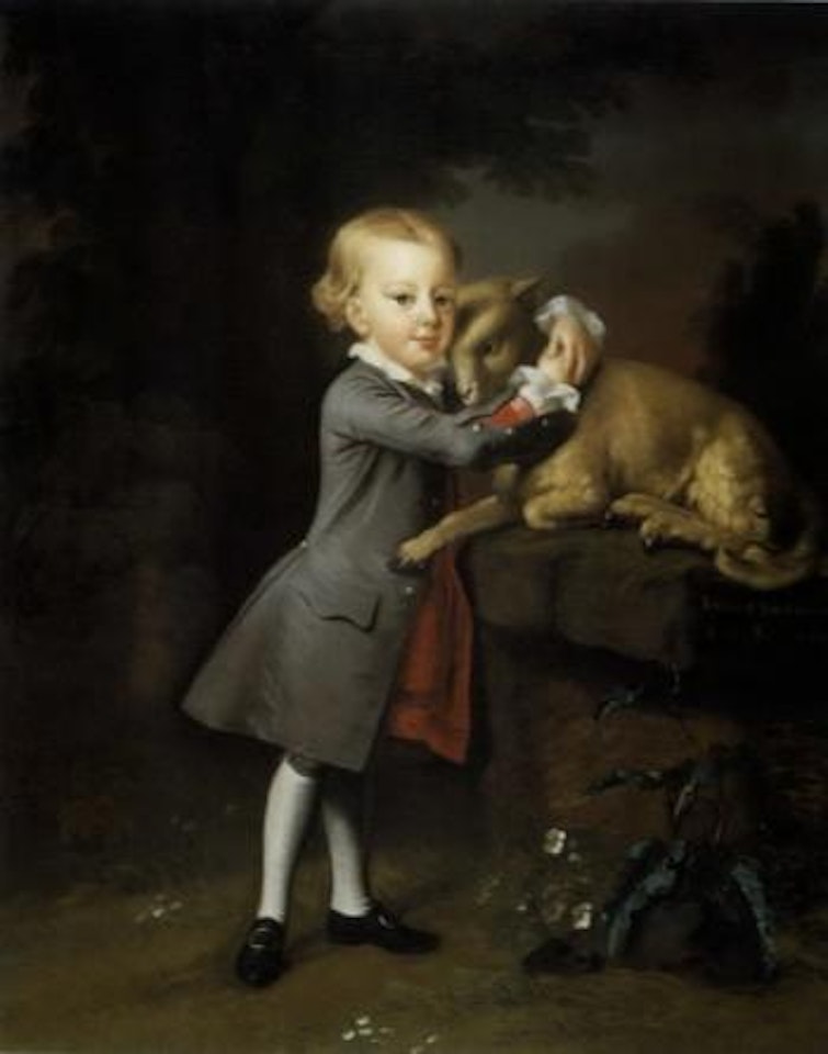 Portrait of Master John Chichester aged five by Thomas Hudson