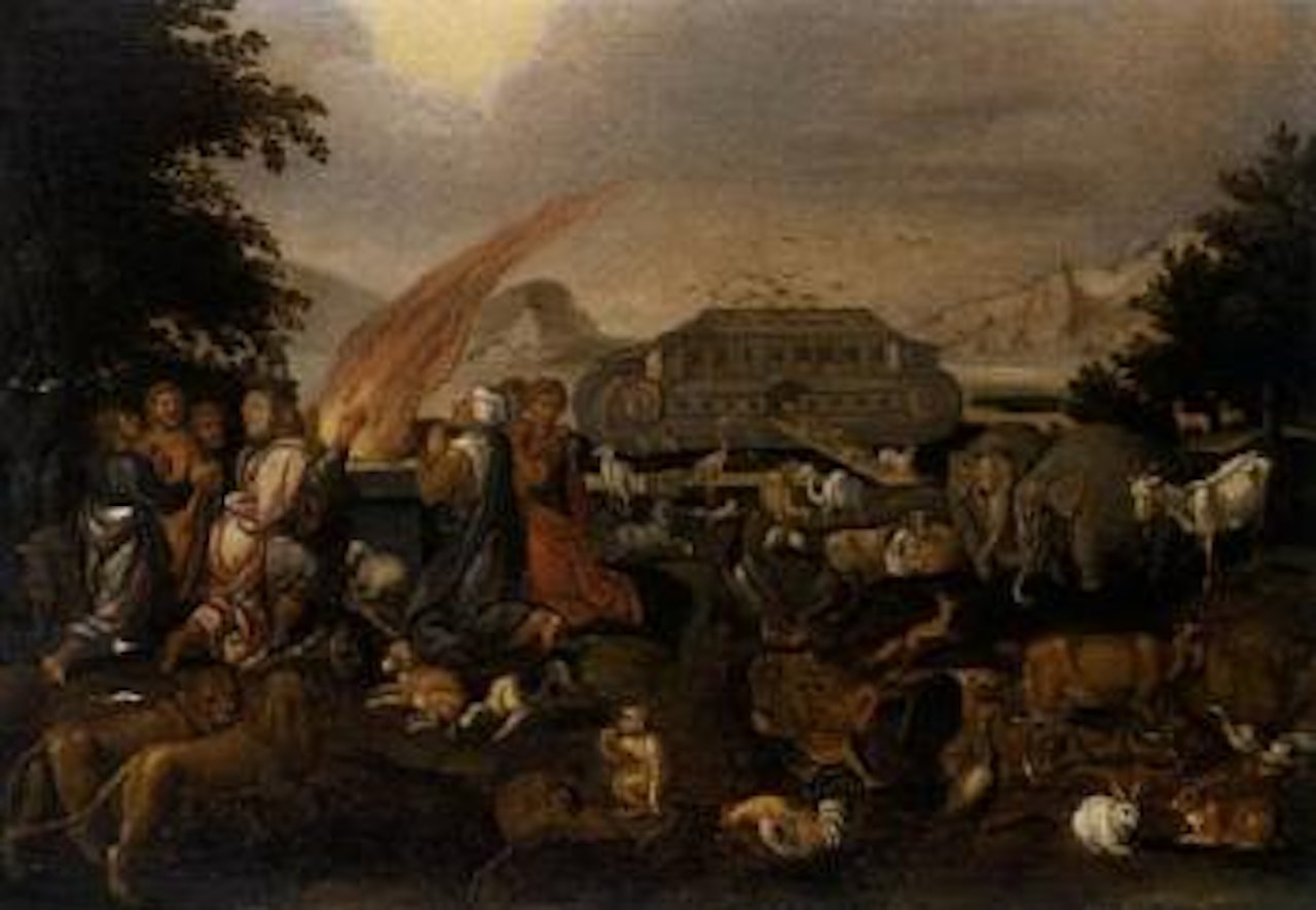The sacrife of Noah by Frederik Bouttats
