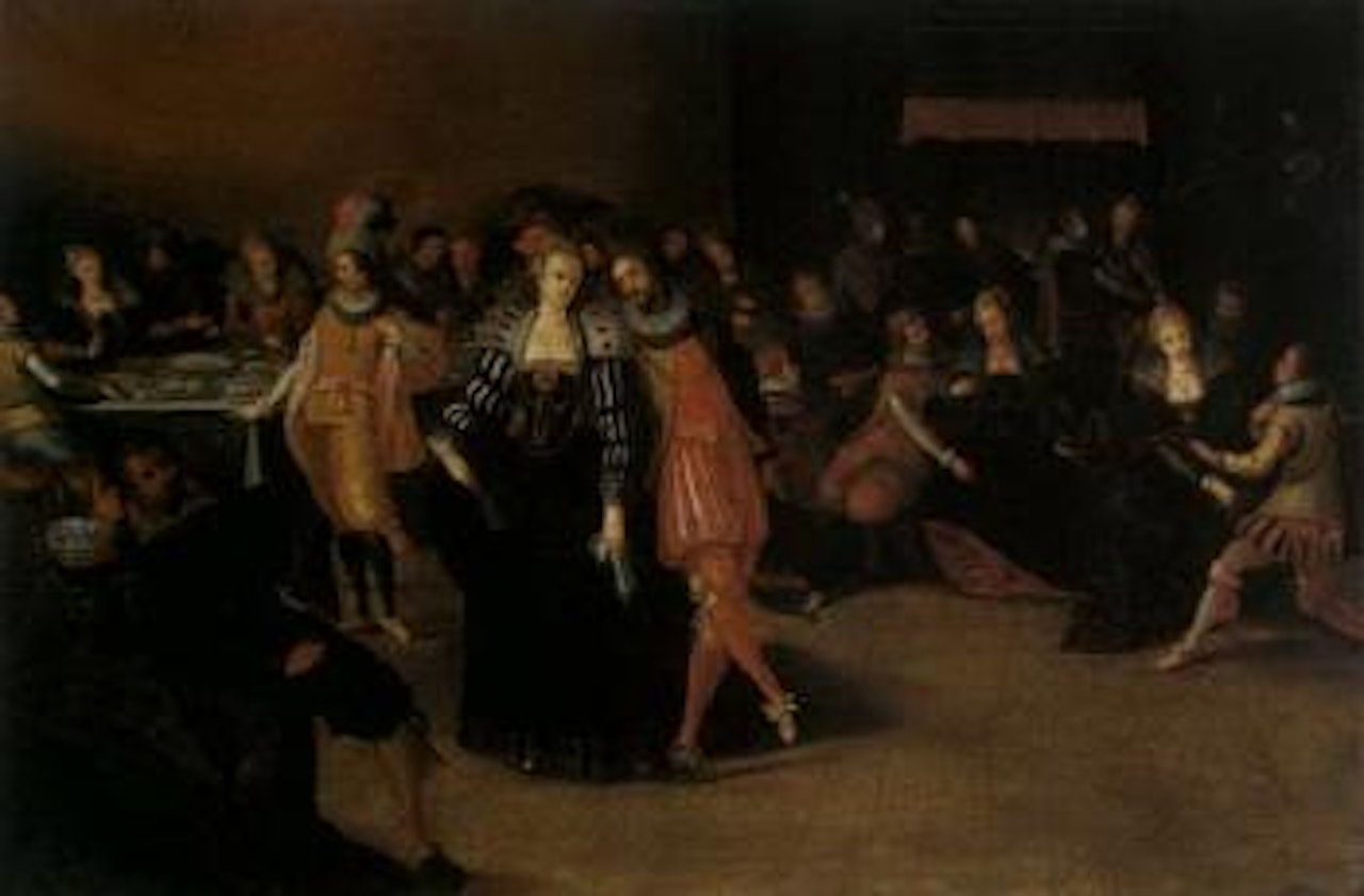 The Prodigal Son feasting with harlots by Frans Francken II