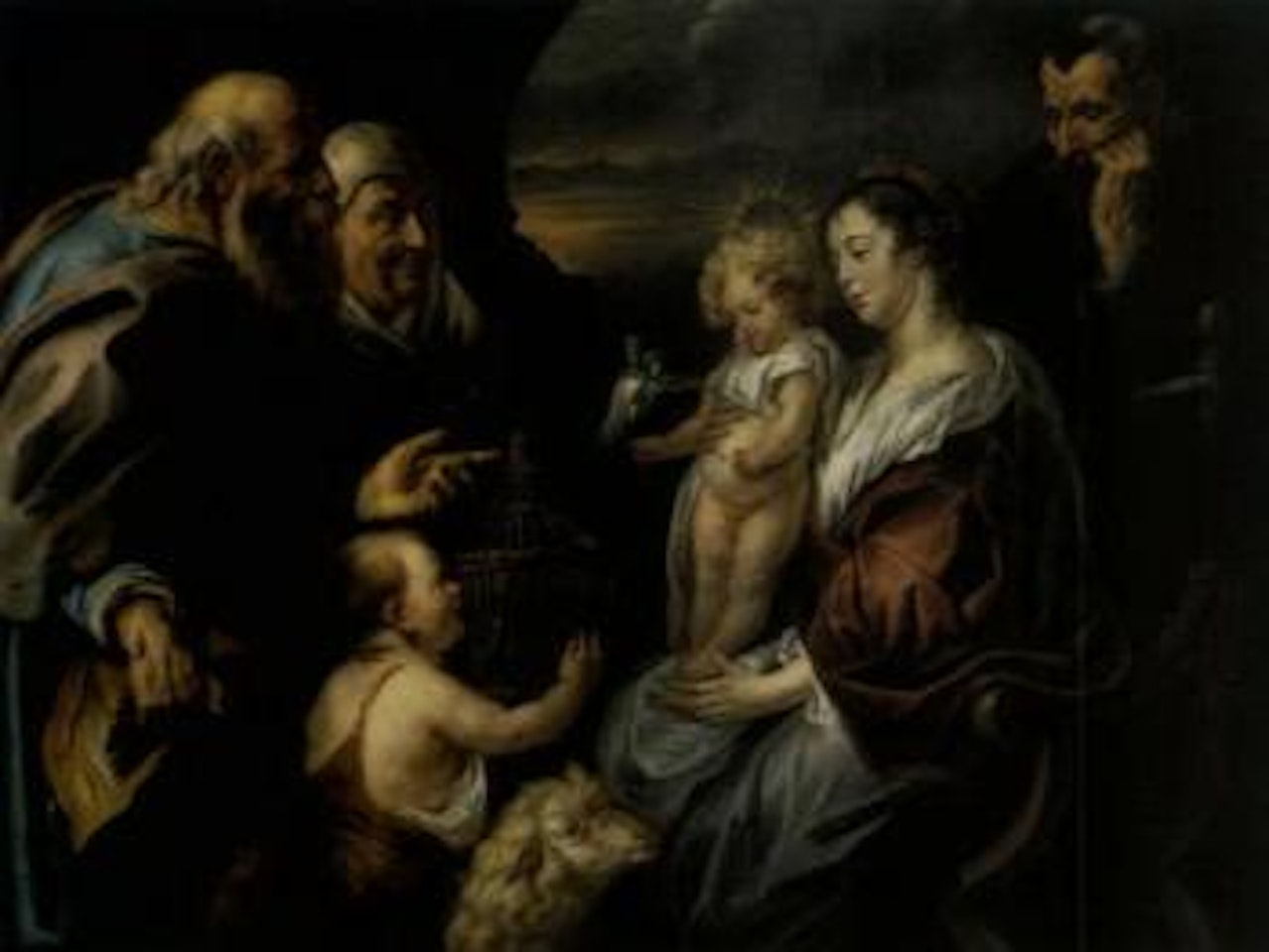 The Holy Family by Jacob Jordaens