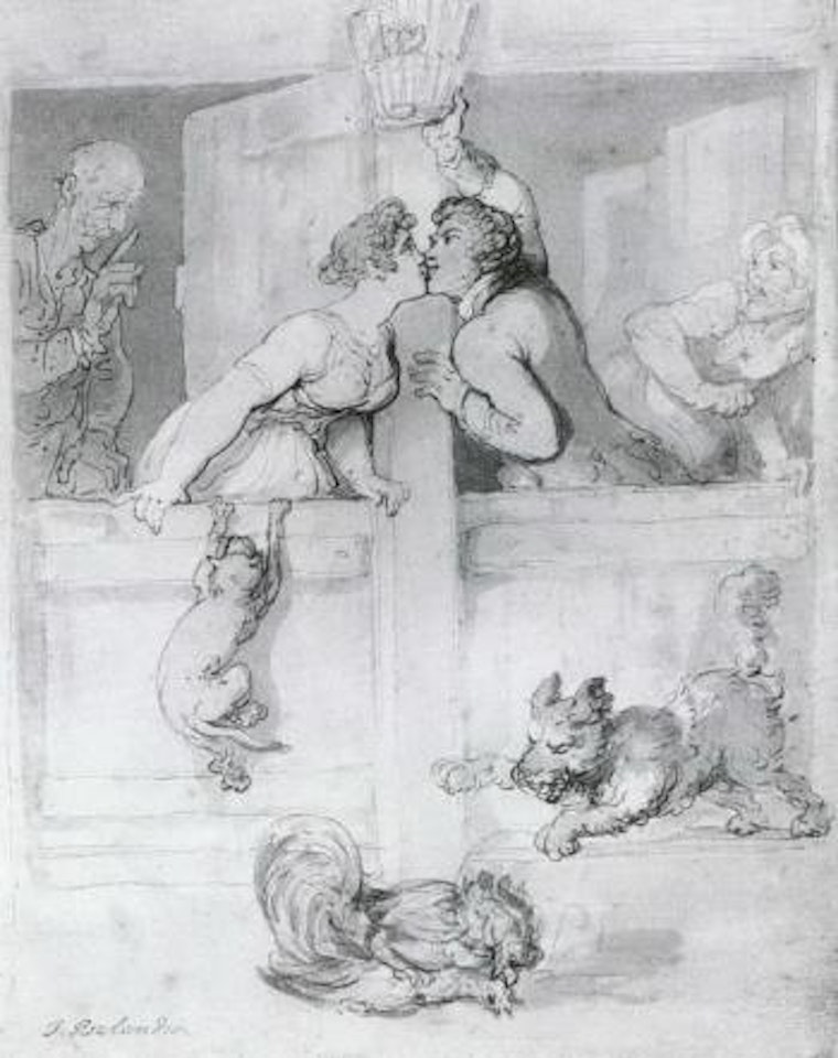 The lovers by Thomas Rowlandson