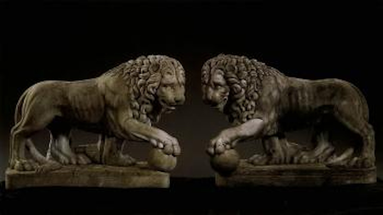Medici Lions by Italian School