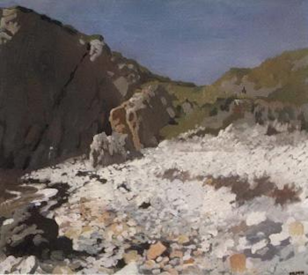 Pebble beach at Howth by William Orpen