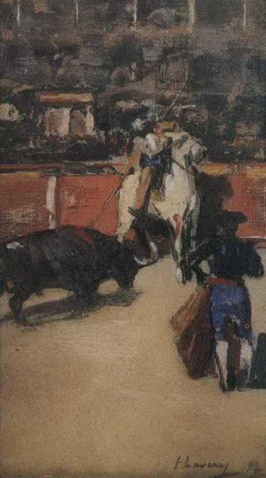 The bull fight by John Lavery
