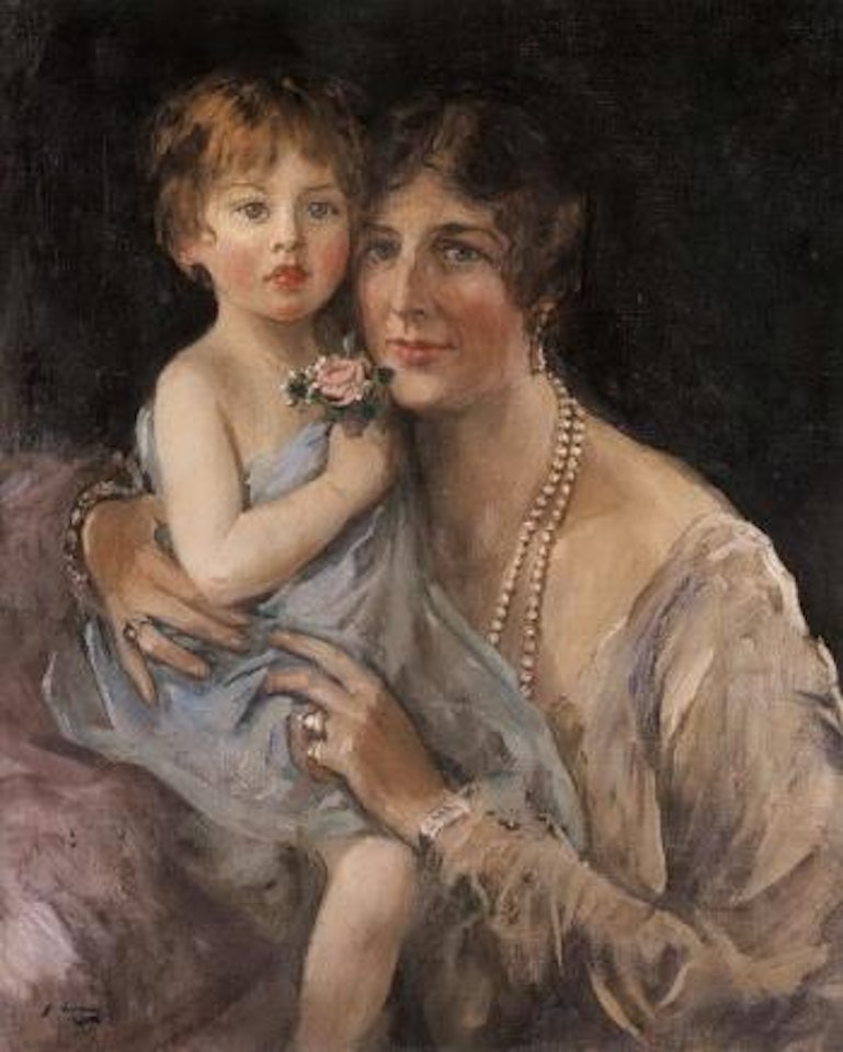 The Marchioness of Londonderry and the Lady Mairi Stewart by John Lavery