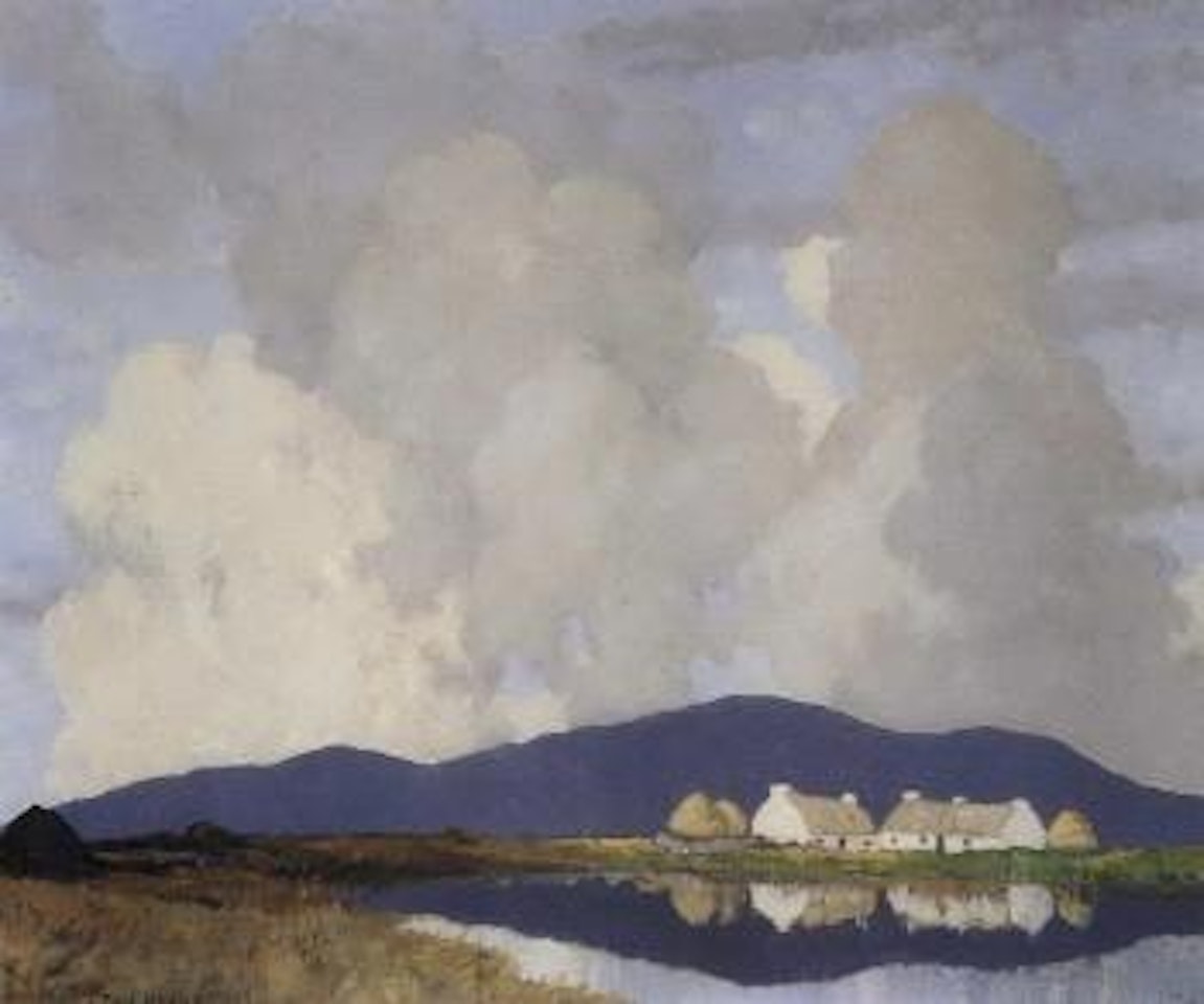 Cottages in Connemara by Paul Henry