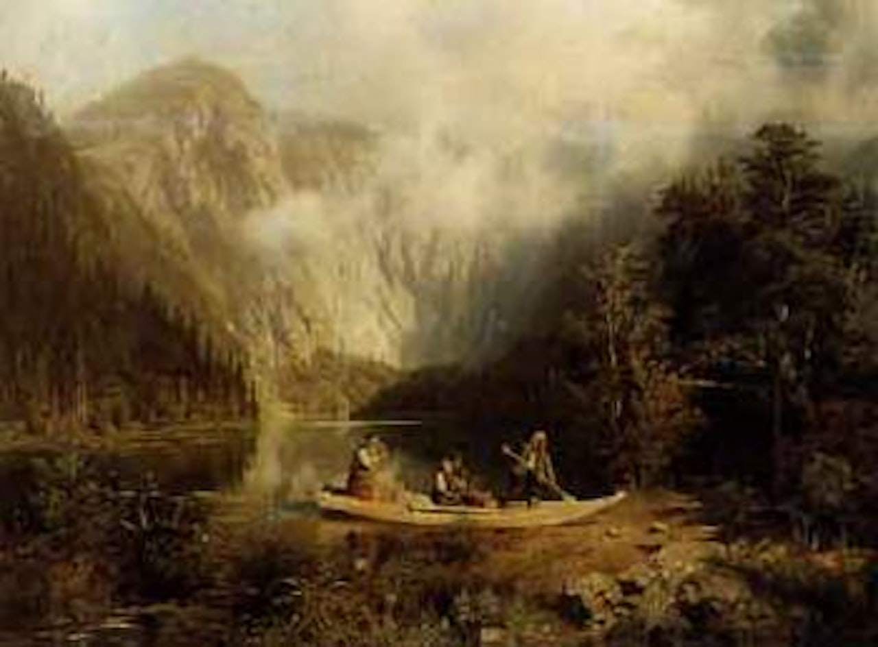 Reaching the shore by August Wilhelm Leu