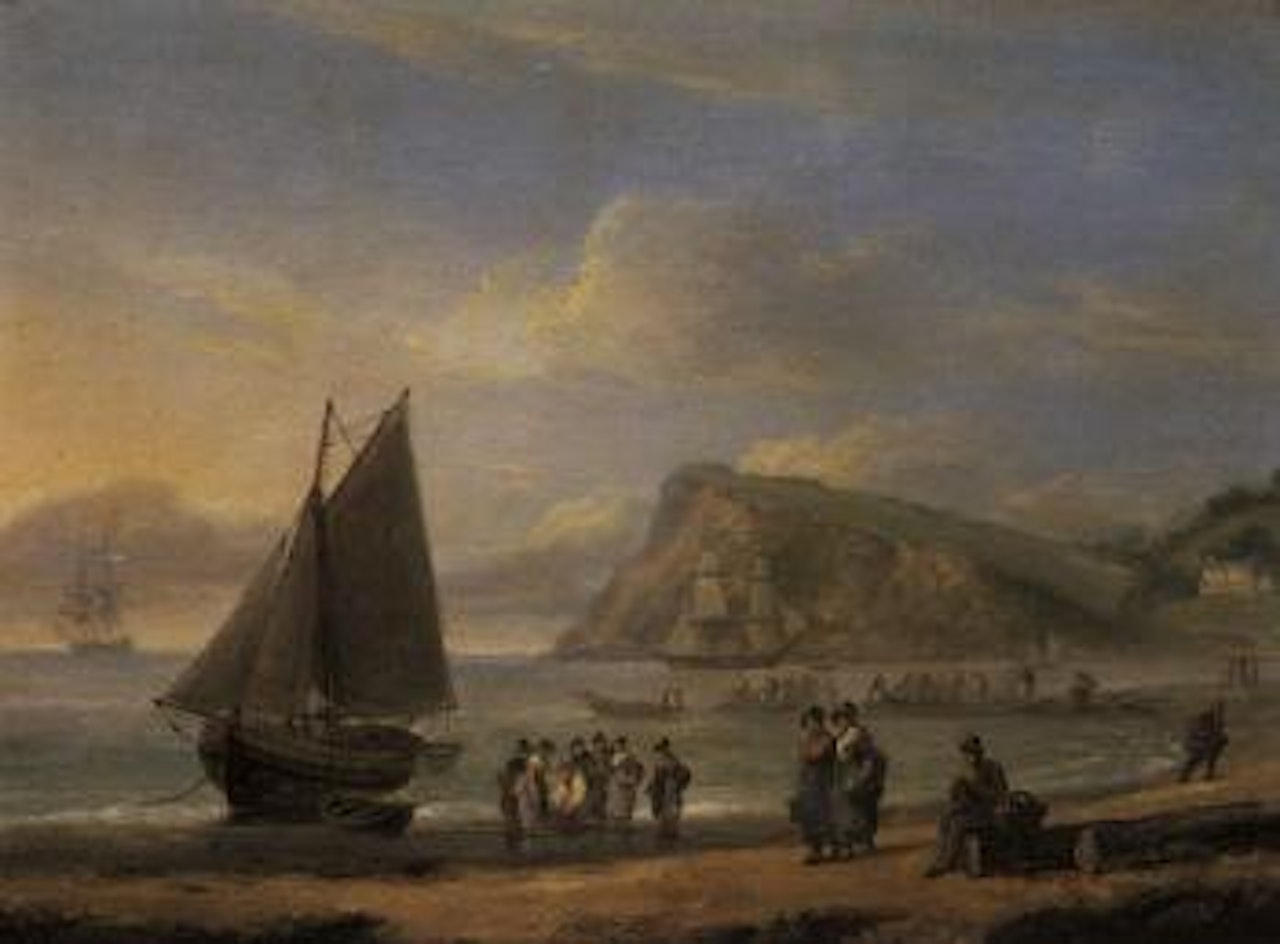 View of Ness Point, Teignmouth, Devon by Thomas Luny