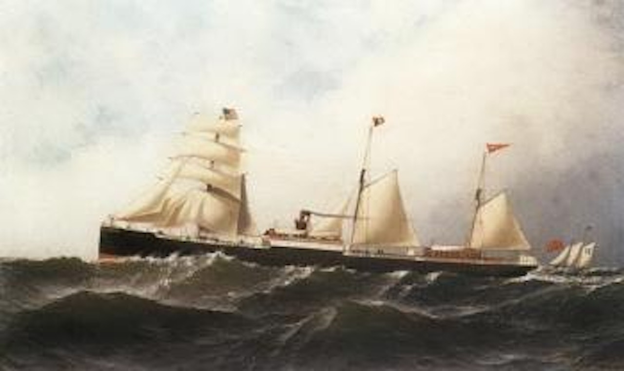 Steam ship, Somerset by Antonio Jacobsen