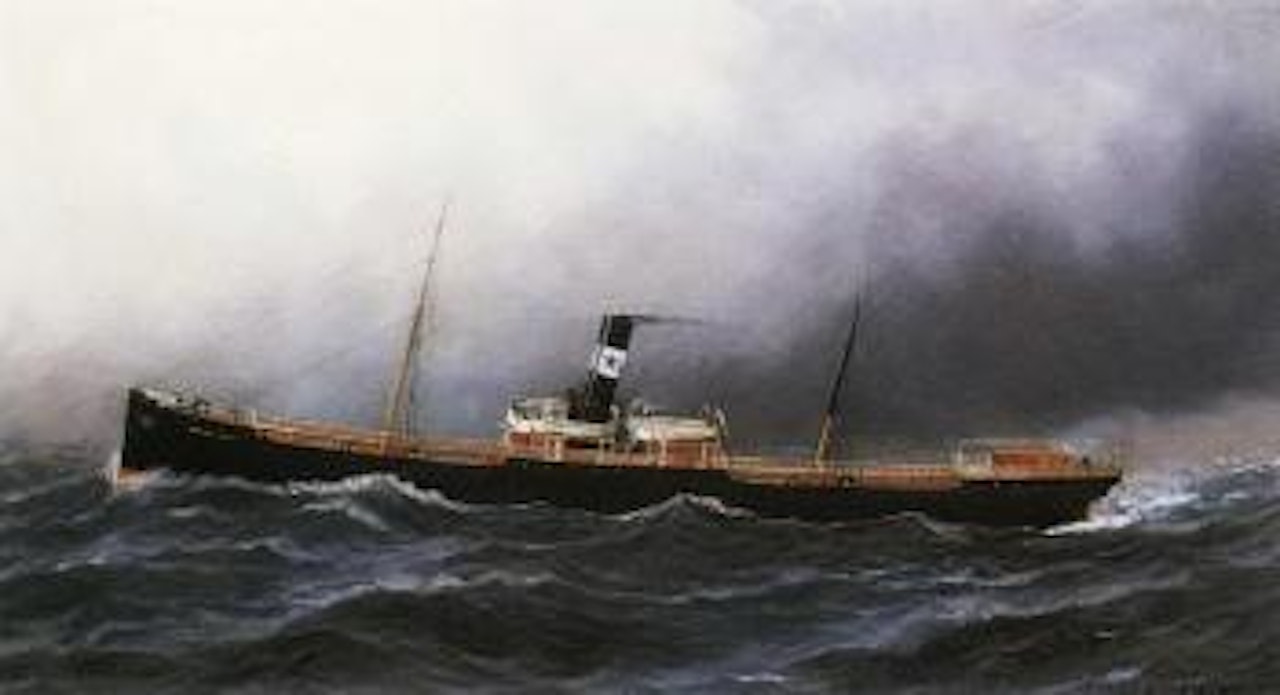 Steamship, Wells City by Antonio Jacobsen