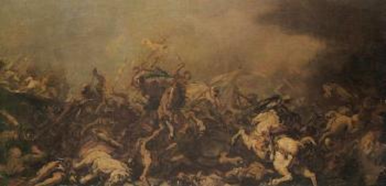 Battle scene by Sebastiano Ricci