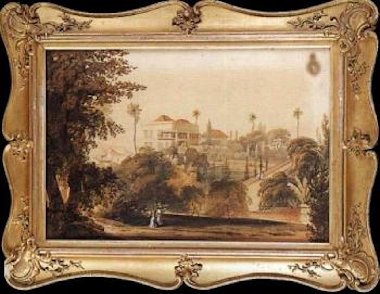 View of Bombay from Judge David Greenhill's house on Mazagaon Hill by English School