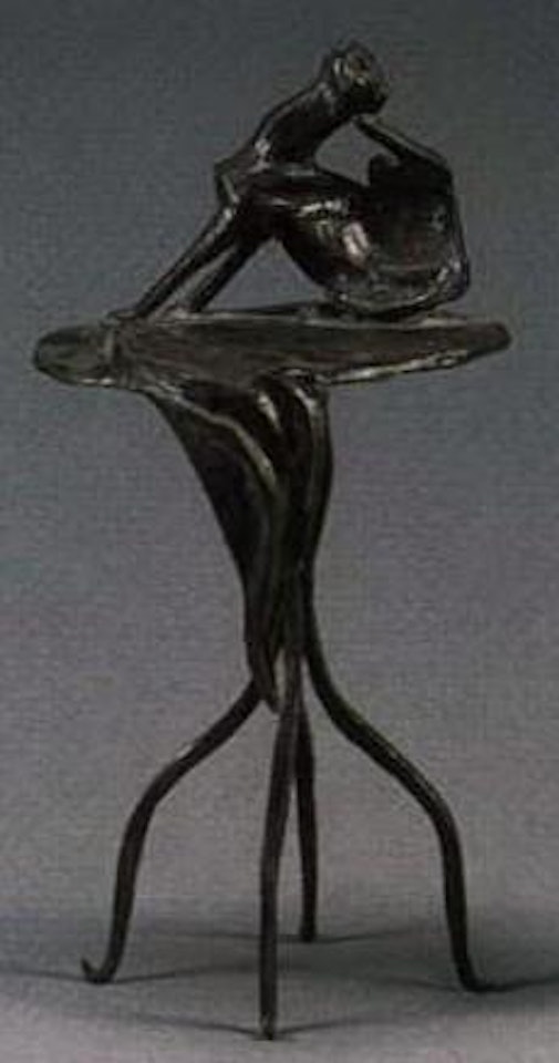 Cat on a table by Michael Ayrton