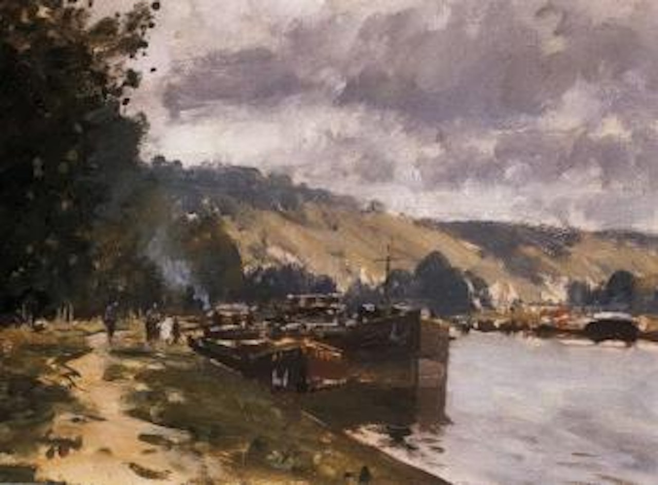 Amfreville, near Rouen by Edward Seago