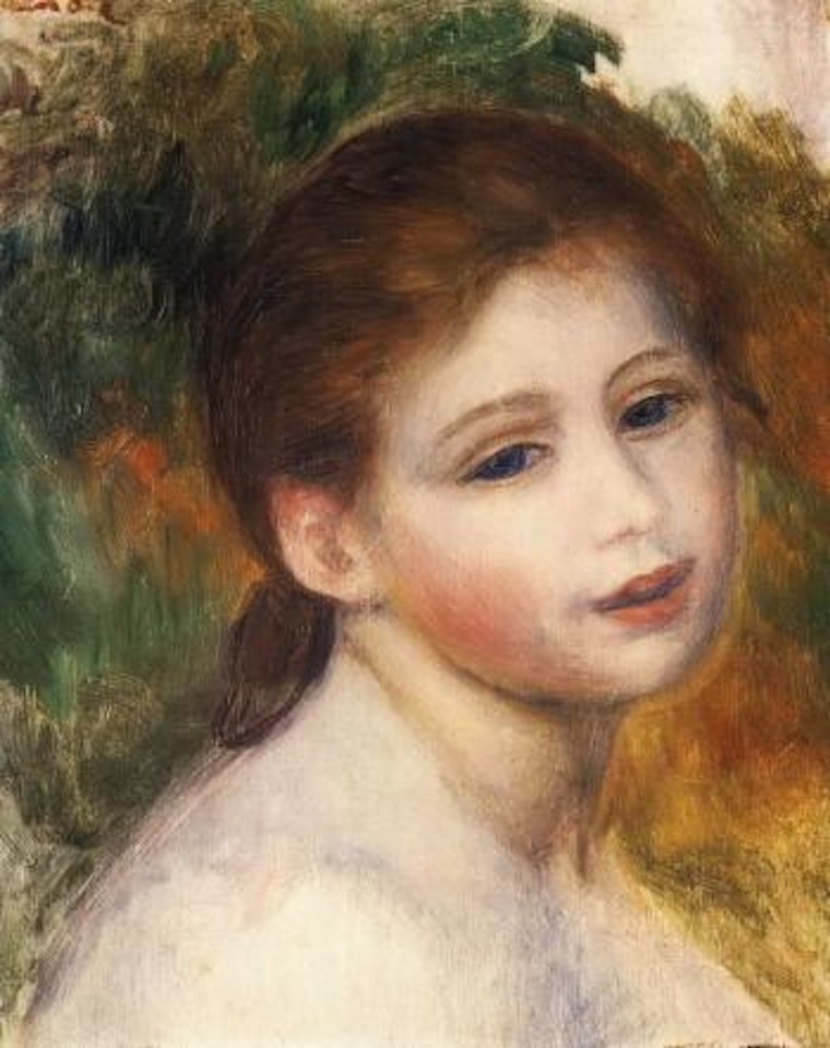 Tete de femme by Pierre-Auguste Renoir
