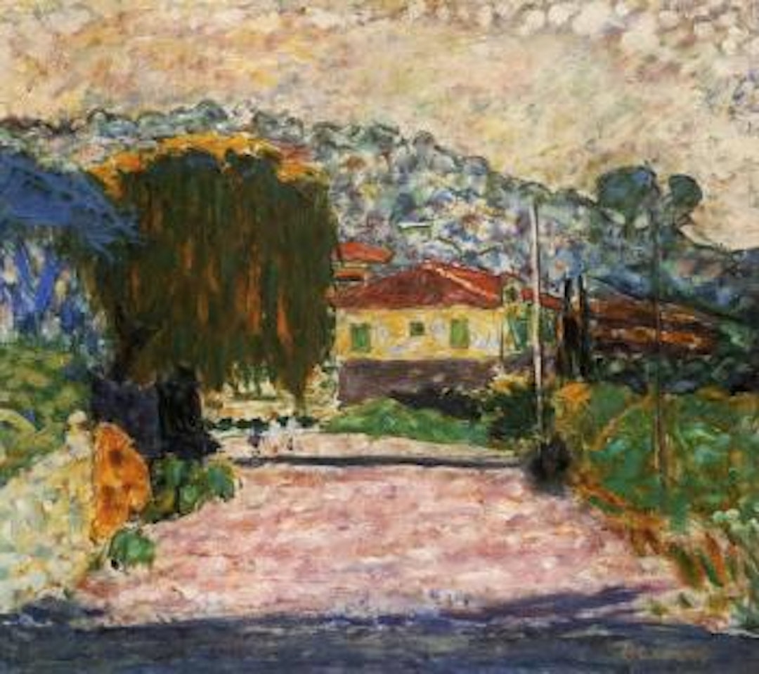 Le Cannet, la route rose by Pierre Bonnard
