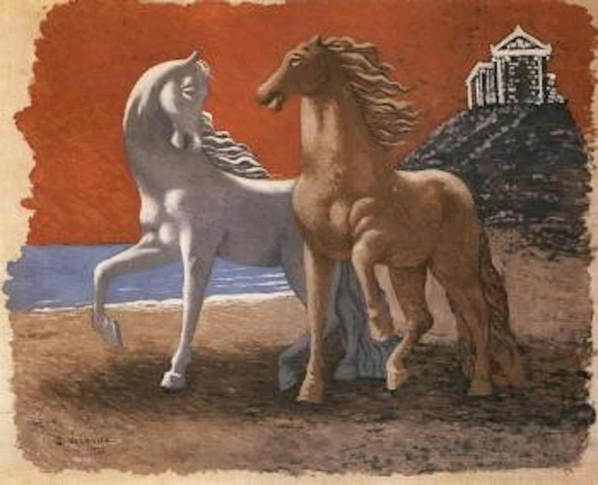 Due Cavali by Giorgio de Chirico